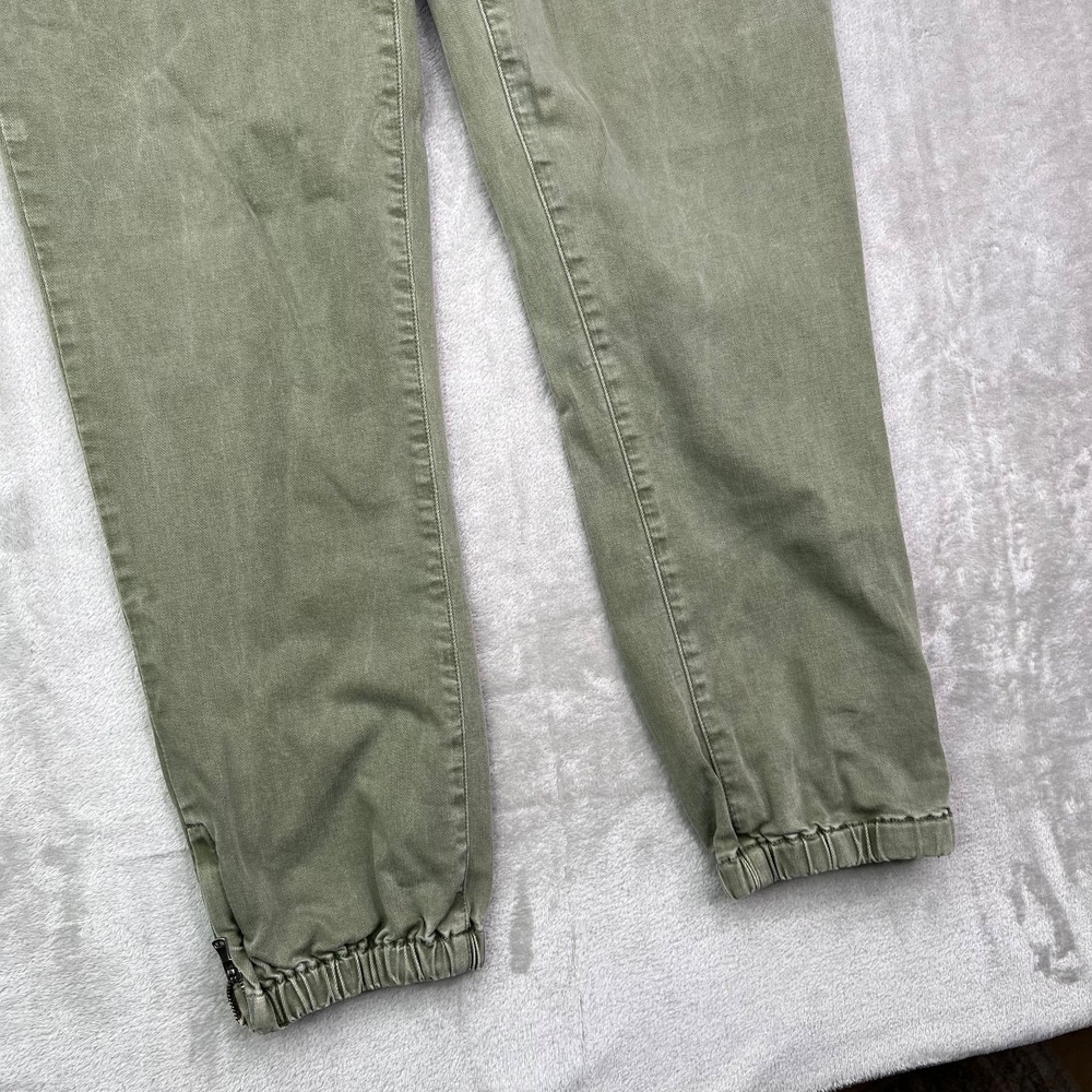 Paige Mayslie Joggers Womens 29 Vintage Ivy Green Cropped Jogger Pants Denim - Picture 4 of 14